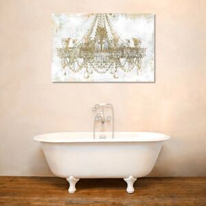Chandelier Wrapped Canvas Art Print Wall Decor